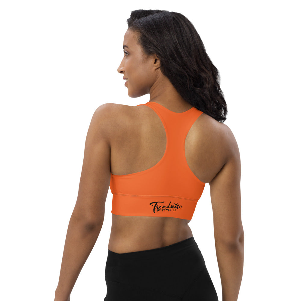 "I am the Trend" Longline sports bra