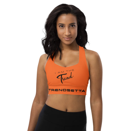 "I am the Trend" Longline sports bra