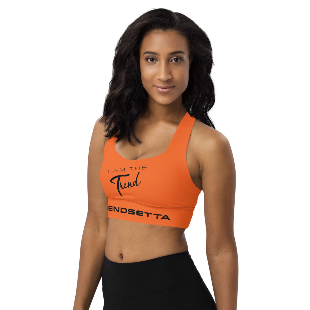 "I am the Trend" Longline sports bra