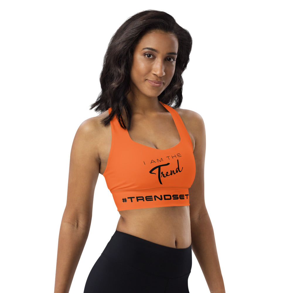 "I am the Trend" Longline sports bra
