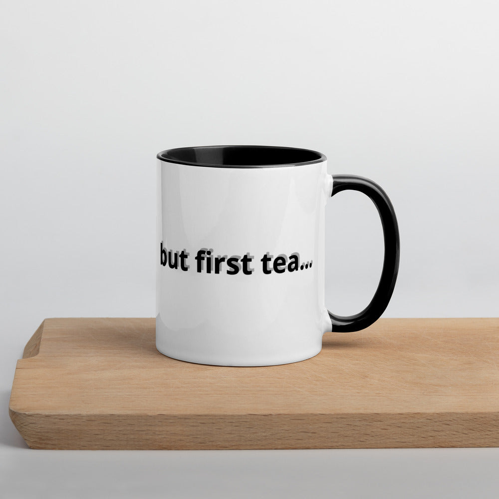 Currently trending but first tea Mug with Color Inside