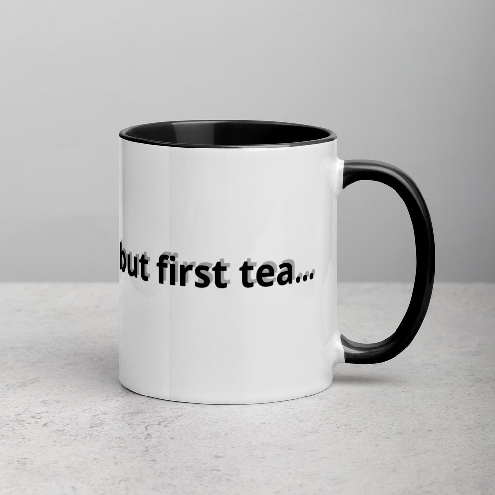 Currently trending but first tea Mug with Color Inside