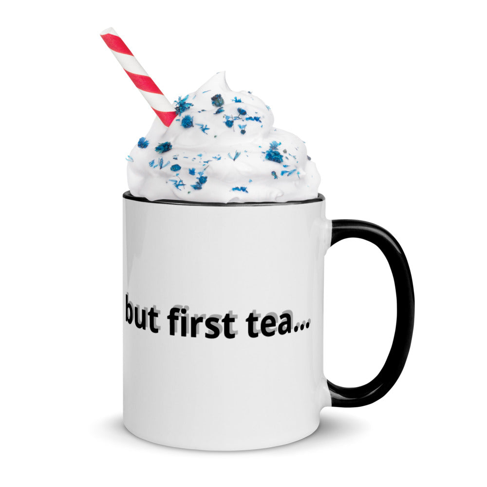 Currently trending but first tea Mug with Color Inside