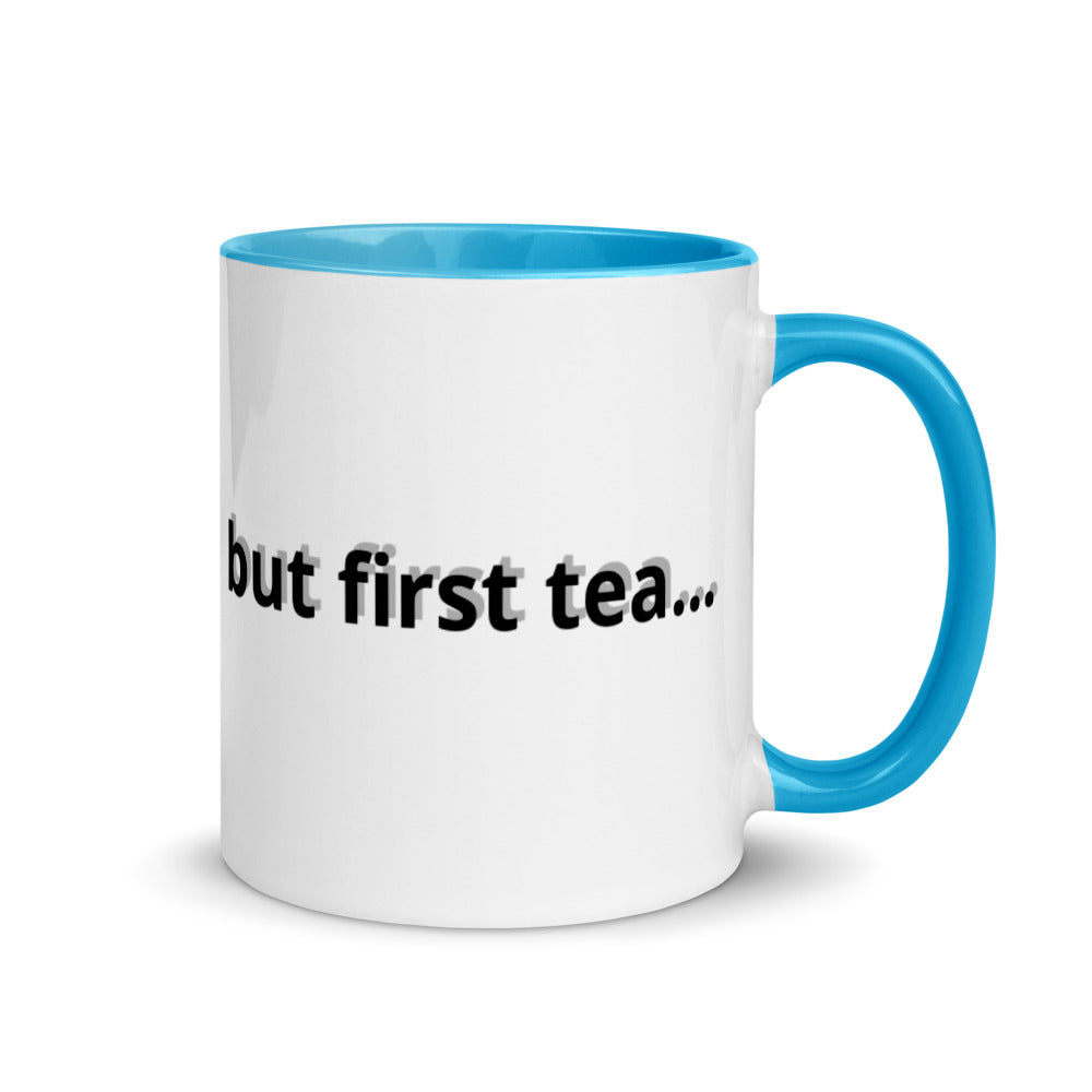 Currently trending but first tea Mug with Color Inside