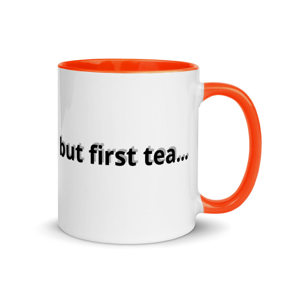 Currently trending but first tea Mug with Color Inside