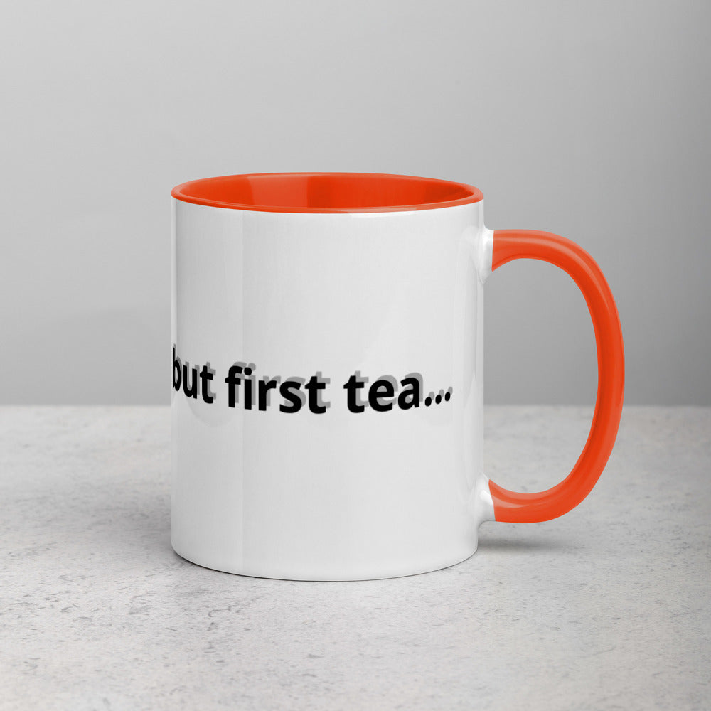 Currently trending but first tea Mug with Color Inside