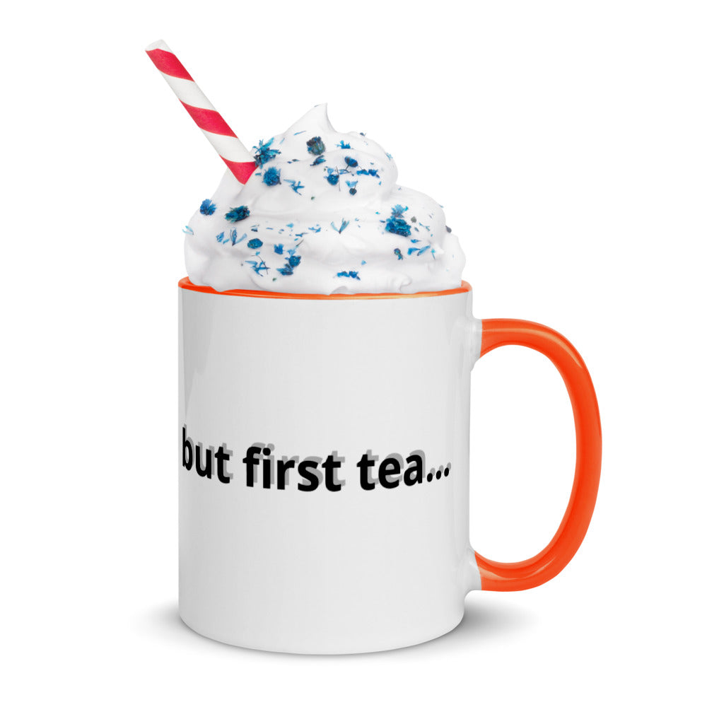 Currently trending but first tea Mug with Color Inside