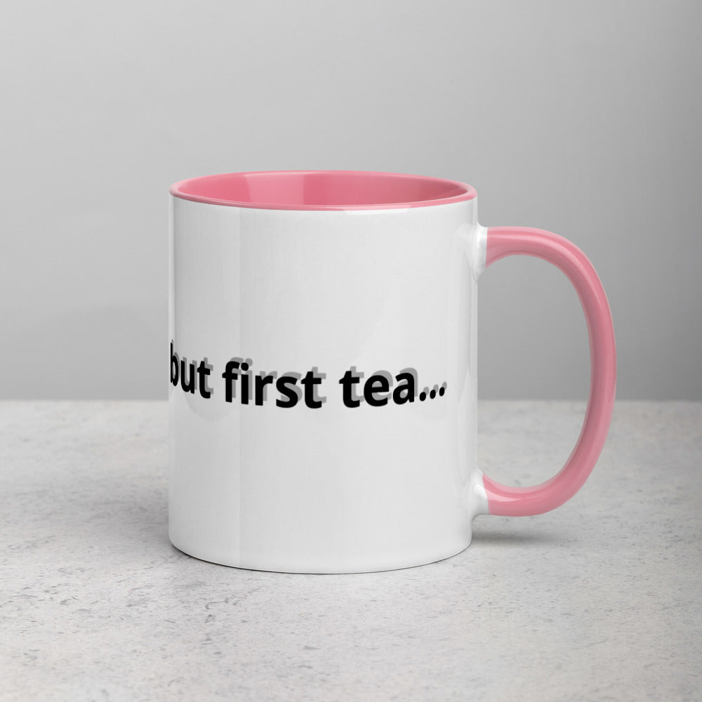 Currently trending but first tea Mug with Color Inside