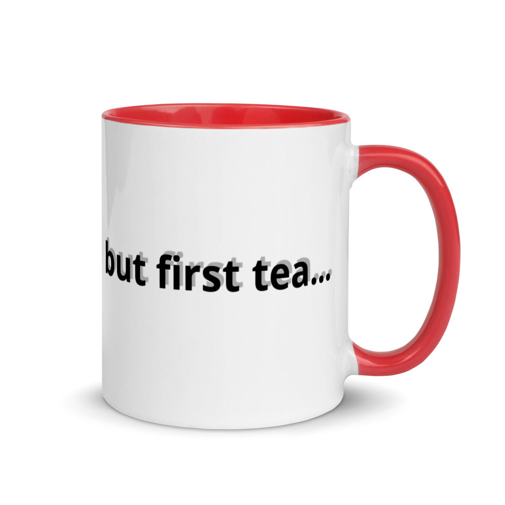 Currently trending but first tea Mug with Color Inside