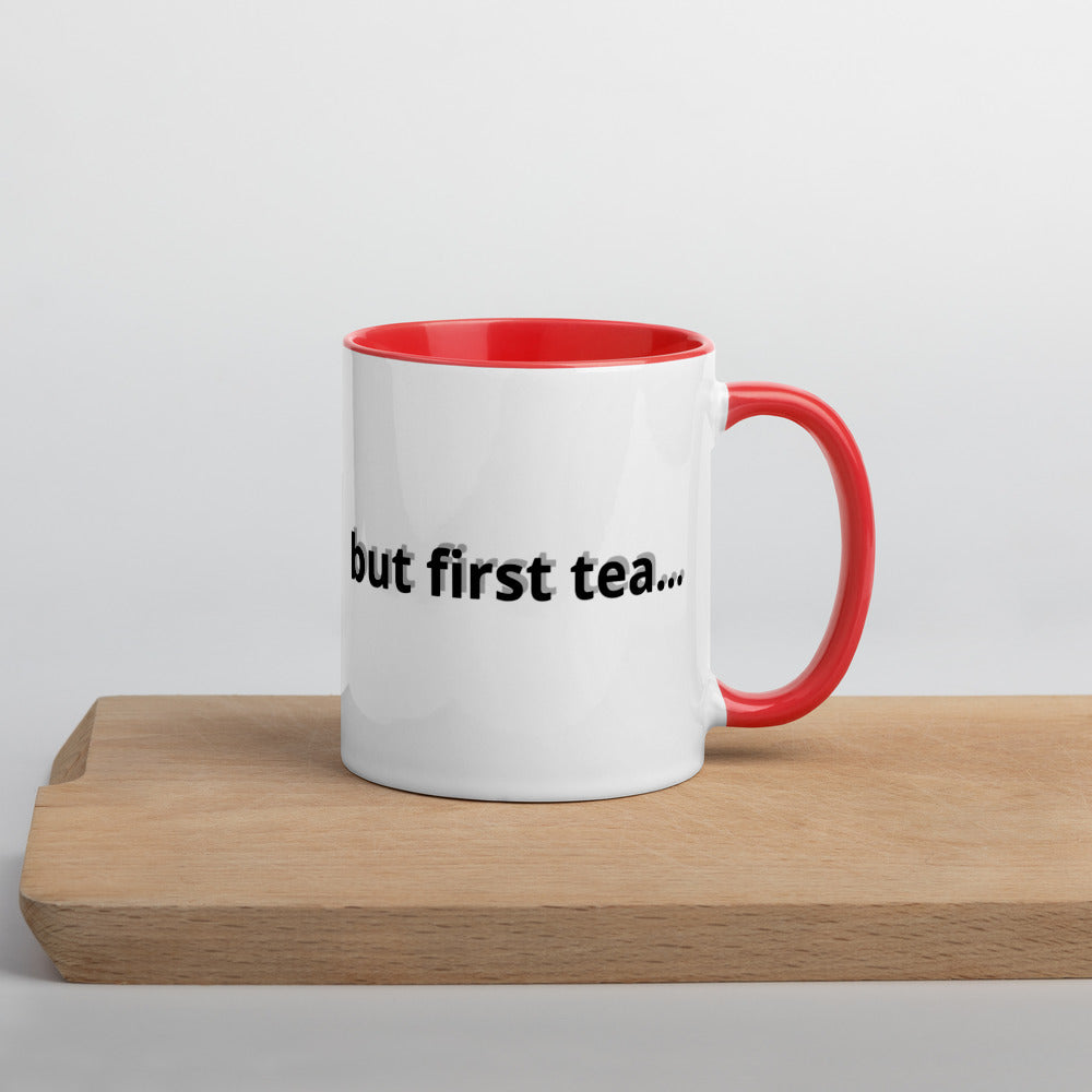 Currently trending but first tea Mug with Color Inside