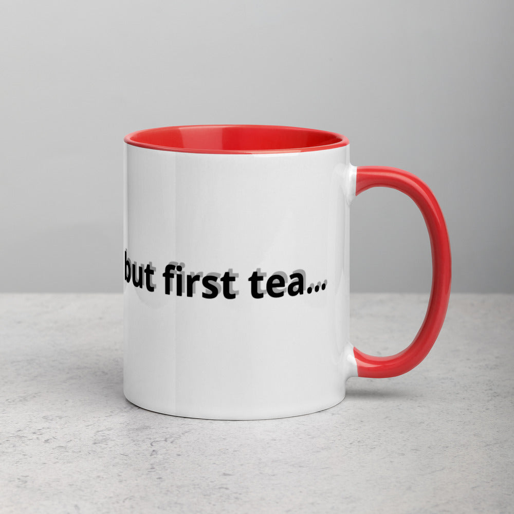 Currently trending but first tea Mug with Color Inside
