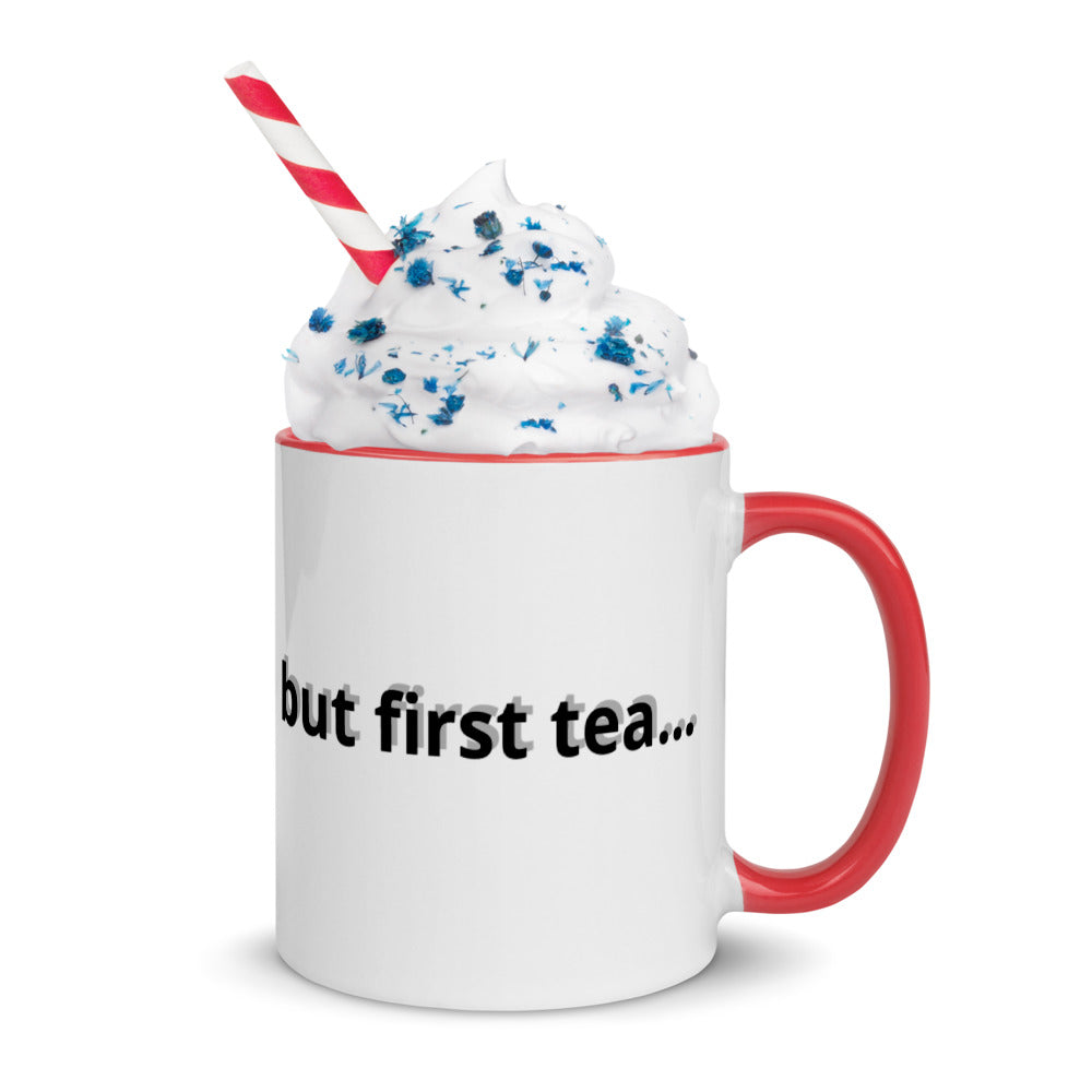Currently trending but first tea Mug with Color Inside