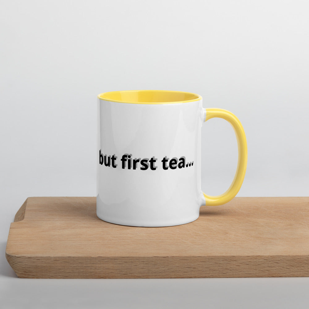 Currently trending but first tea Mug with Color Inside