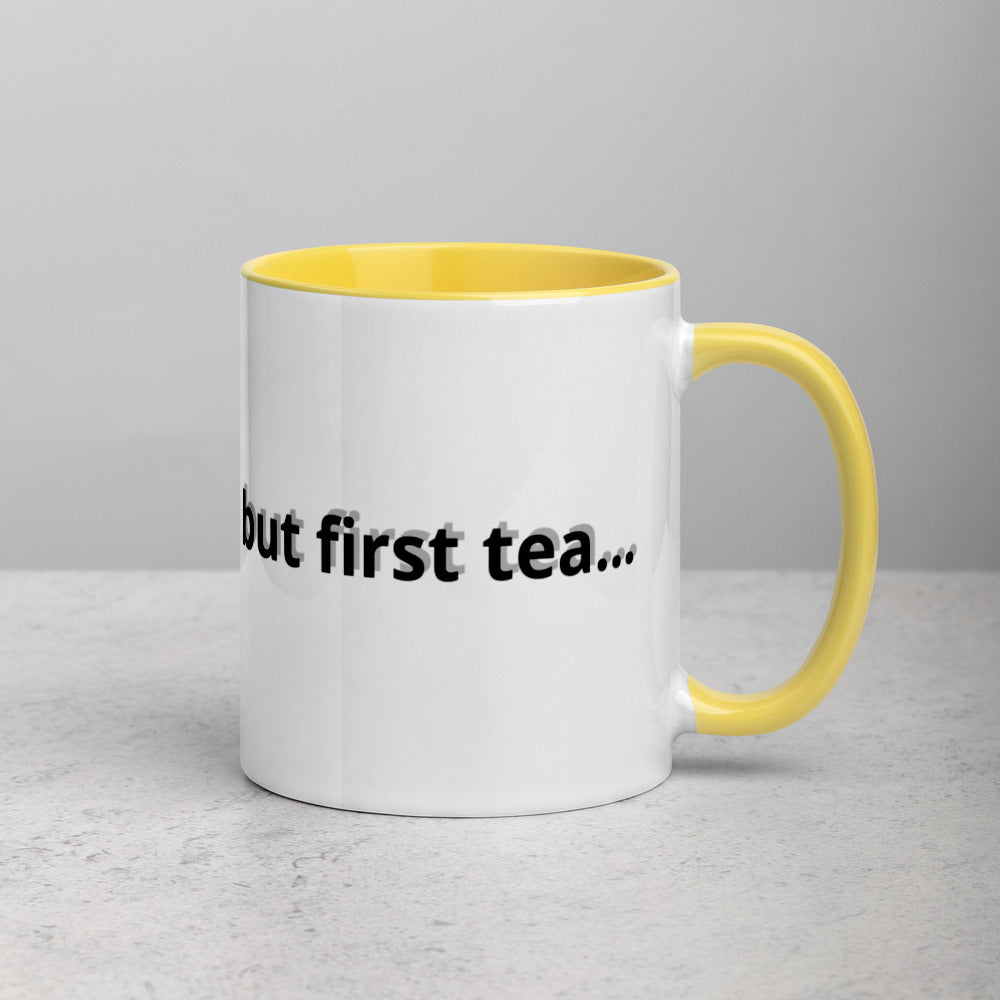 Currently trending but first tea Mug with Color Inside