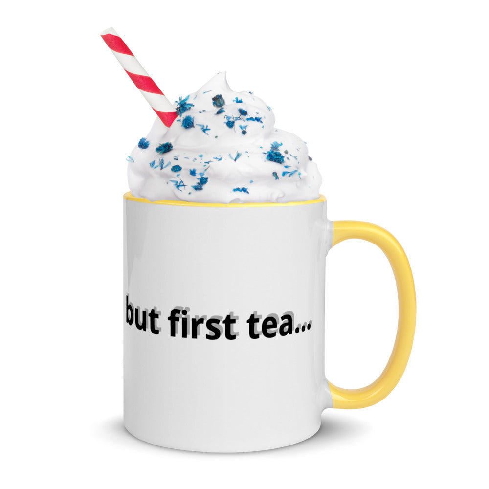 Currently trending but first tea Mug with Color Inside