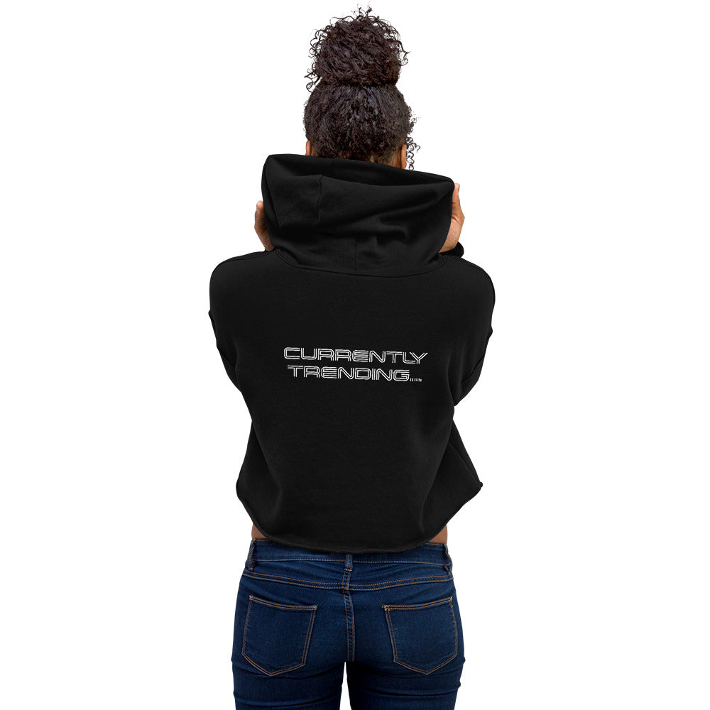 I am the Trend Crop Hoodie