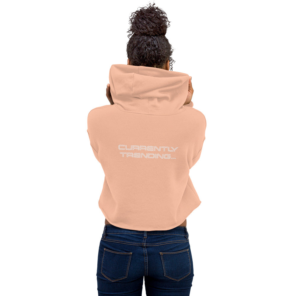 I am the Trend Crop Hoodie